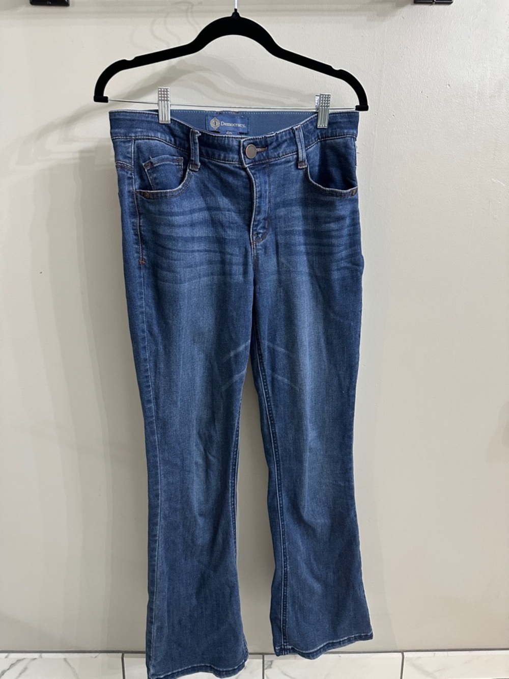 Democracy Medium Blue Flare Jeans